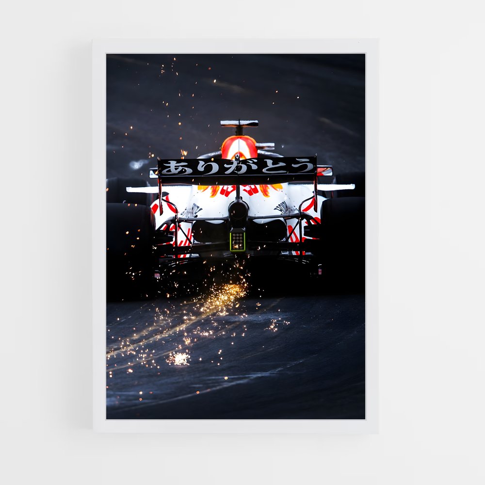 Poster Ascension Électrisante – affiche Voitures de Formule 1 (vue 3)